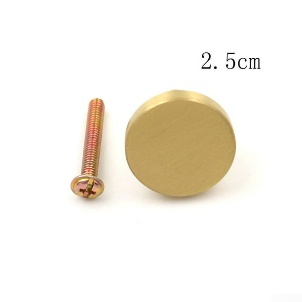 1PC Brass Kitchen Cabinet Drawer Knobs Gold Cupboard Wardrobe Door Pull Handles 
